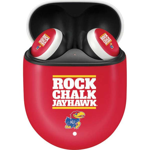 University of Kansas Rock Chalk Jayhawk Google Pixel Buds Skin